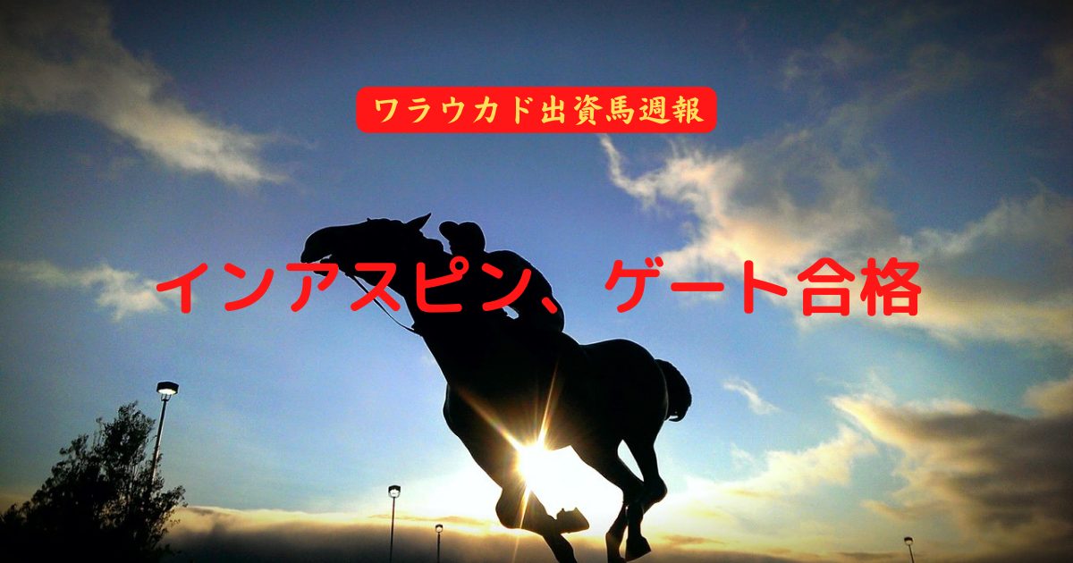 ワラウカド週報220110インアスピンゲート合格