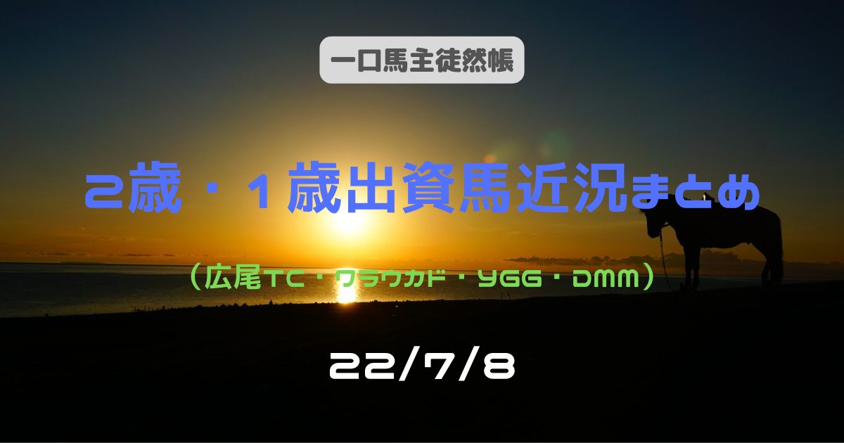2歳1歳近況220708