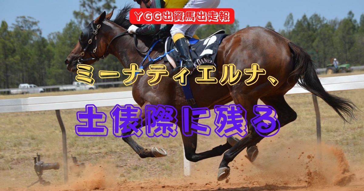 ミーナティエルナ、土俵際に残る